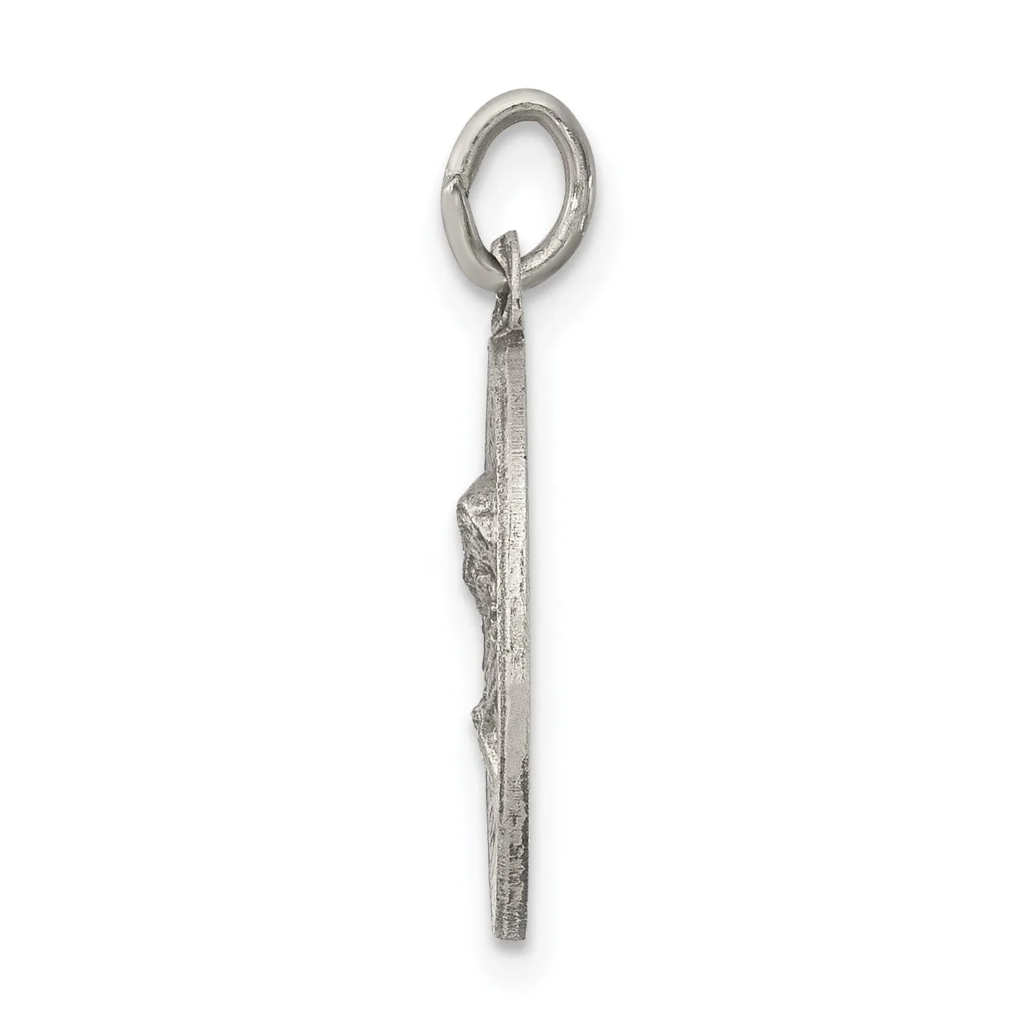 Sterling Silver Antiqued Sacred Heart of Mary Meda