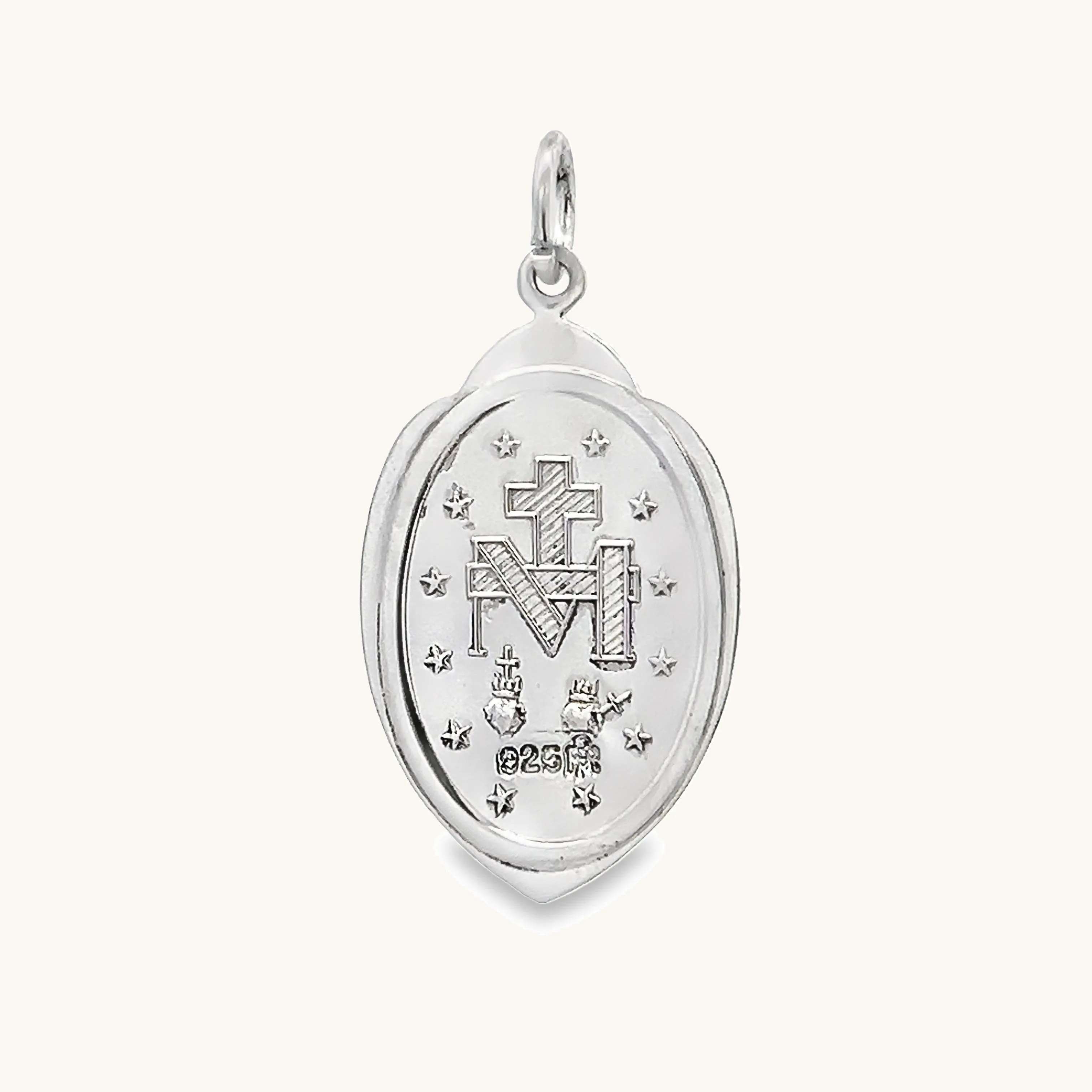 STERLING SILVER MIRACULOUS MEDAL | SHIELD