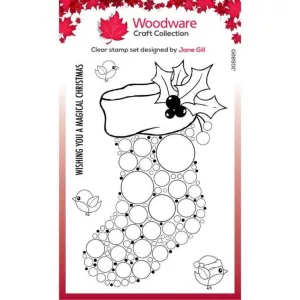 Stocking Bubble Stamp by Jane Gill