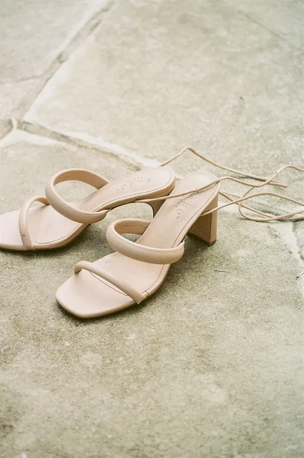 Strappy Asteria Heels - Tan
