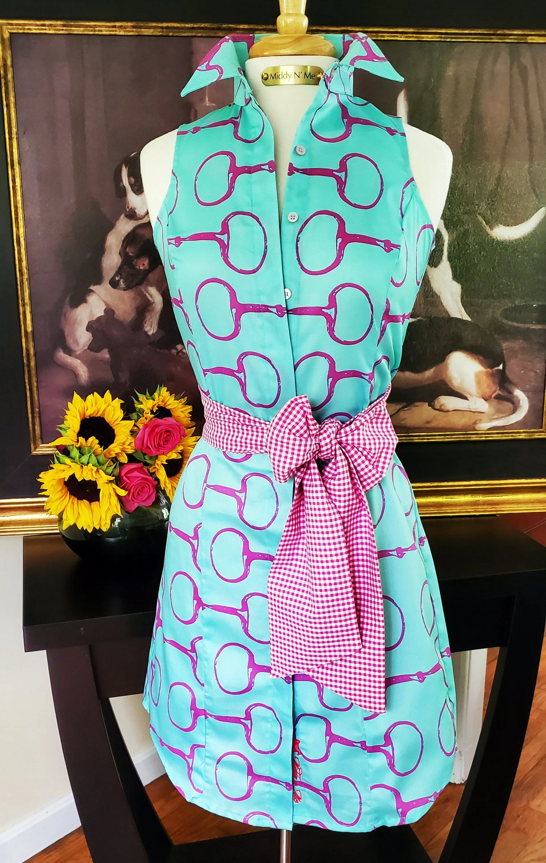 SUMMER SNAFFLES DRESS WITH SASH