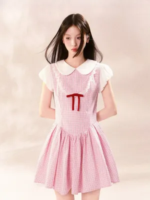 Sweet Gingham Doll Dress