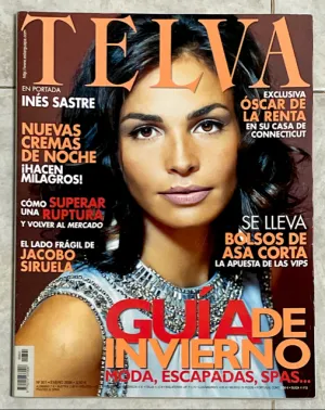 TELVA Magazine January 2006 INES SASTRE Jane Fonda