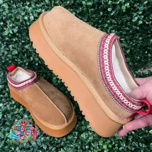 Tessa Comfort Wedges - Tan