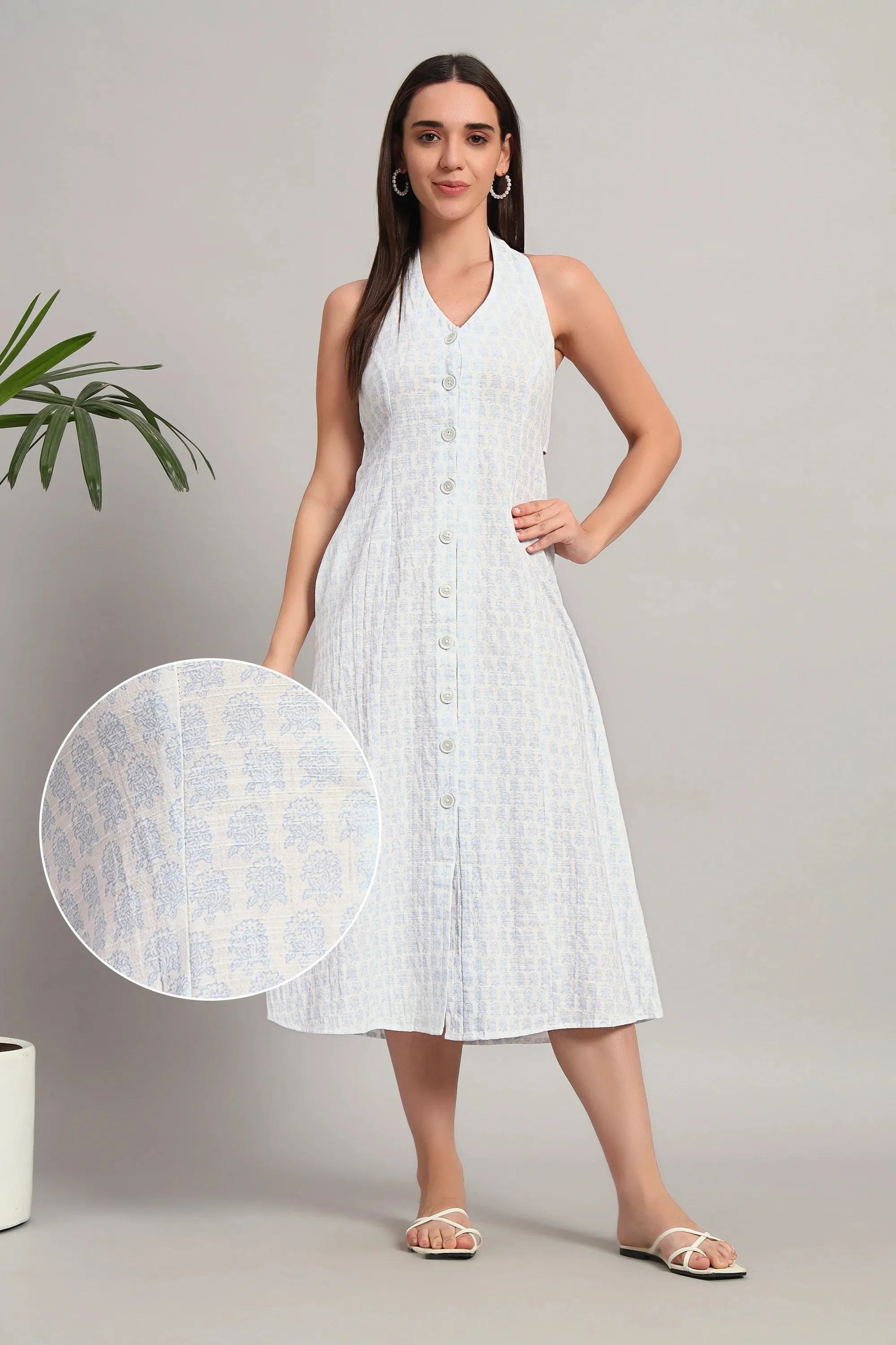 The Back-Tie Bloom, White Dress
