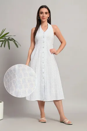 The Back-Tie Bloom, White Dress