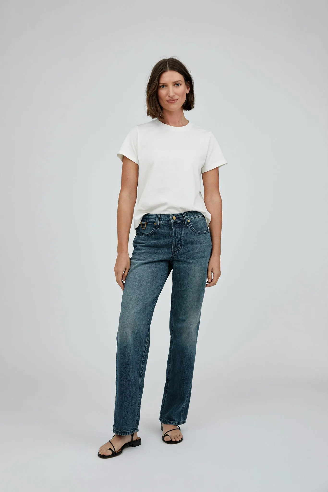 The Georgia Jean in Vintage Blue