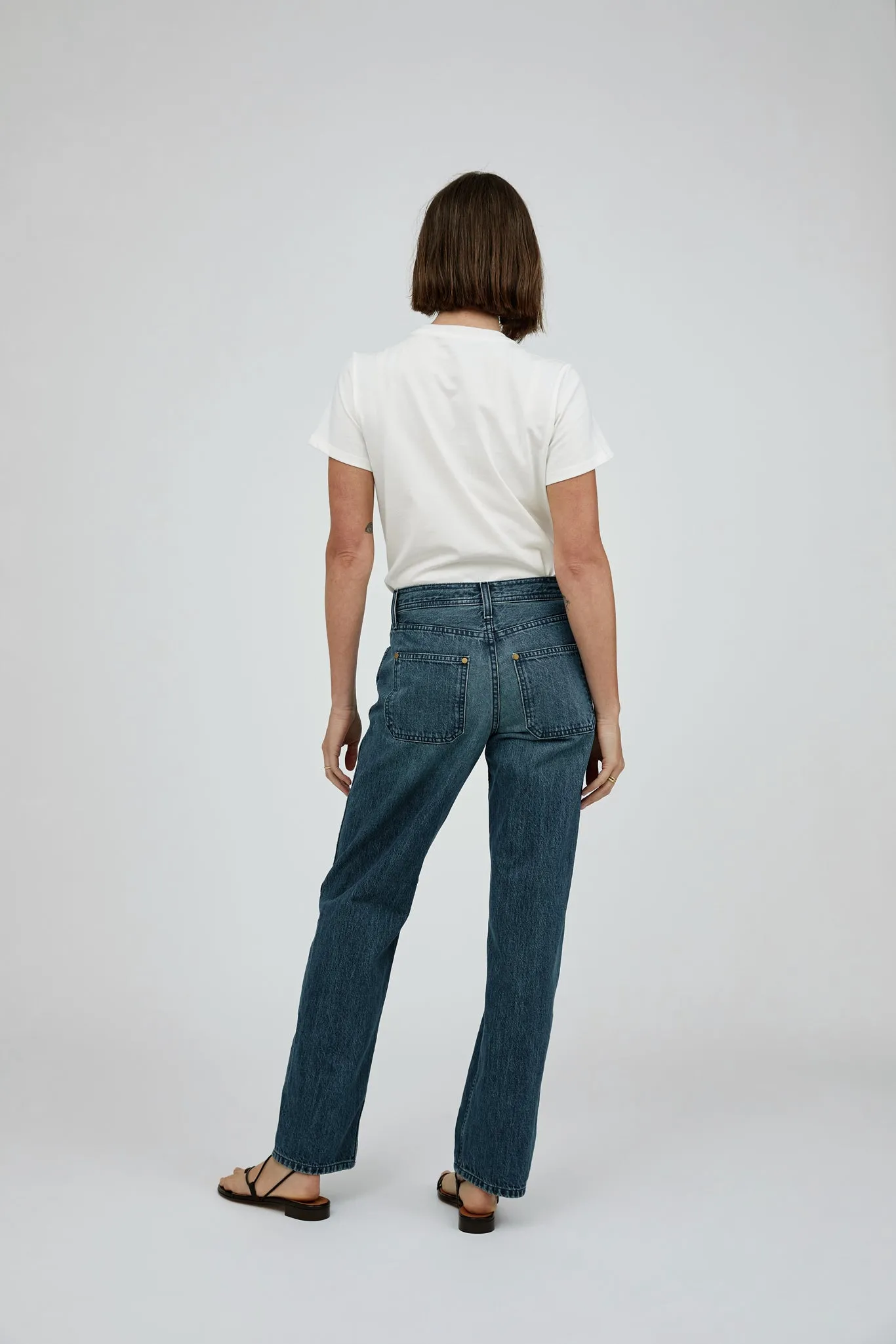 The Georgia Jean in Vintage Blue