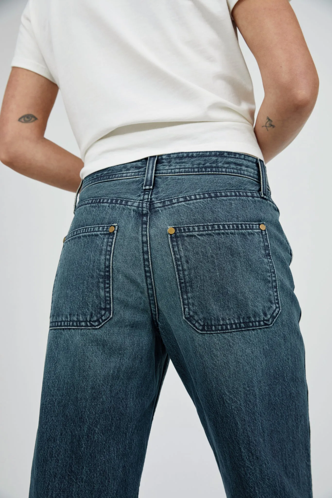 The Georgia Jean in Vintage Blue
