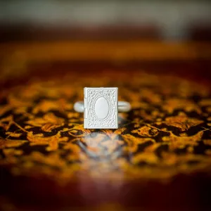 The Jane Locket Ring (Brass and Silver)