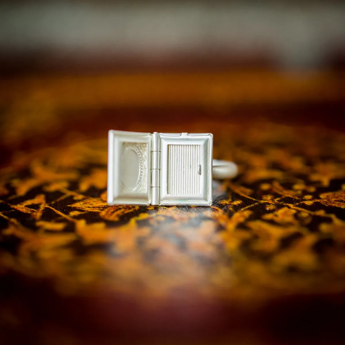 The Jane Locket Ring (Brass and Silver)