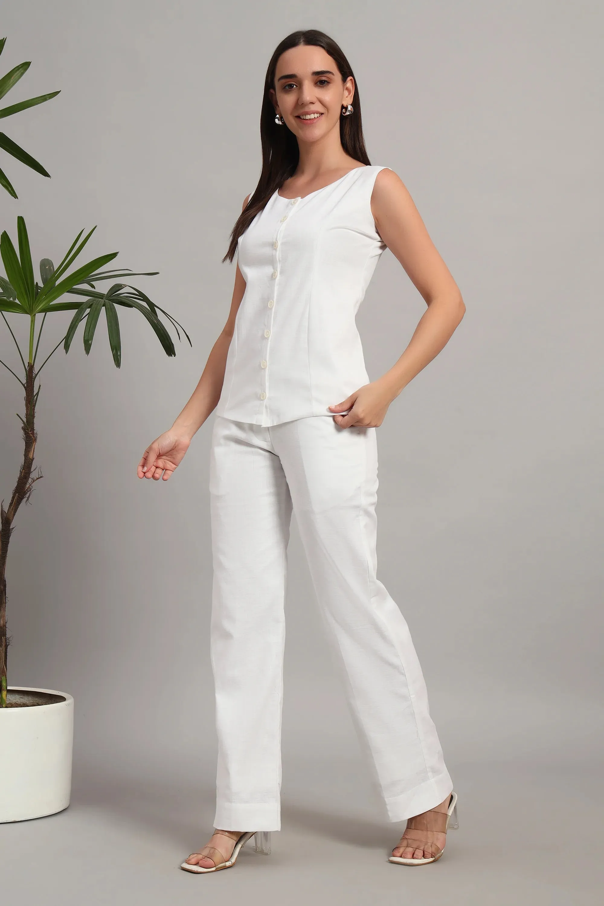 The Summer Ease Set, White