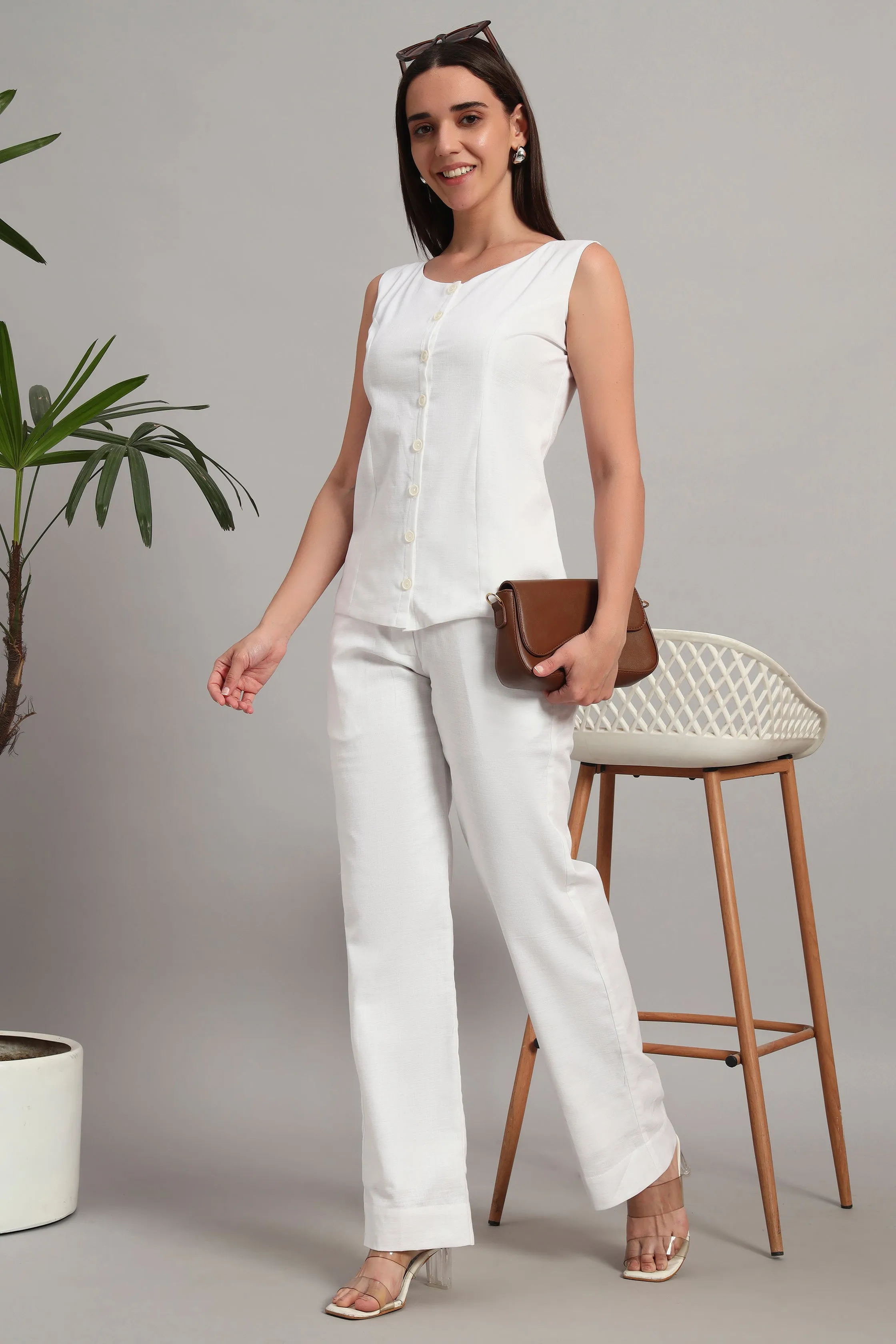 The Summer Ease Set, White