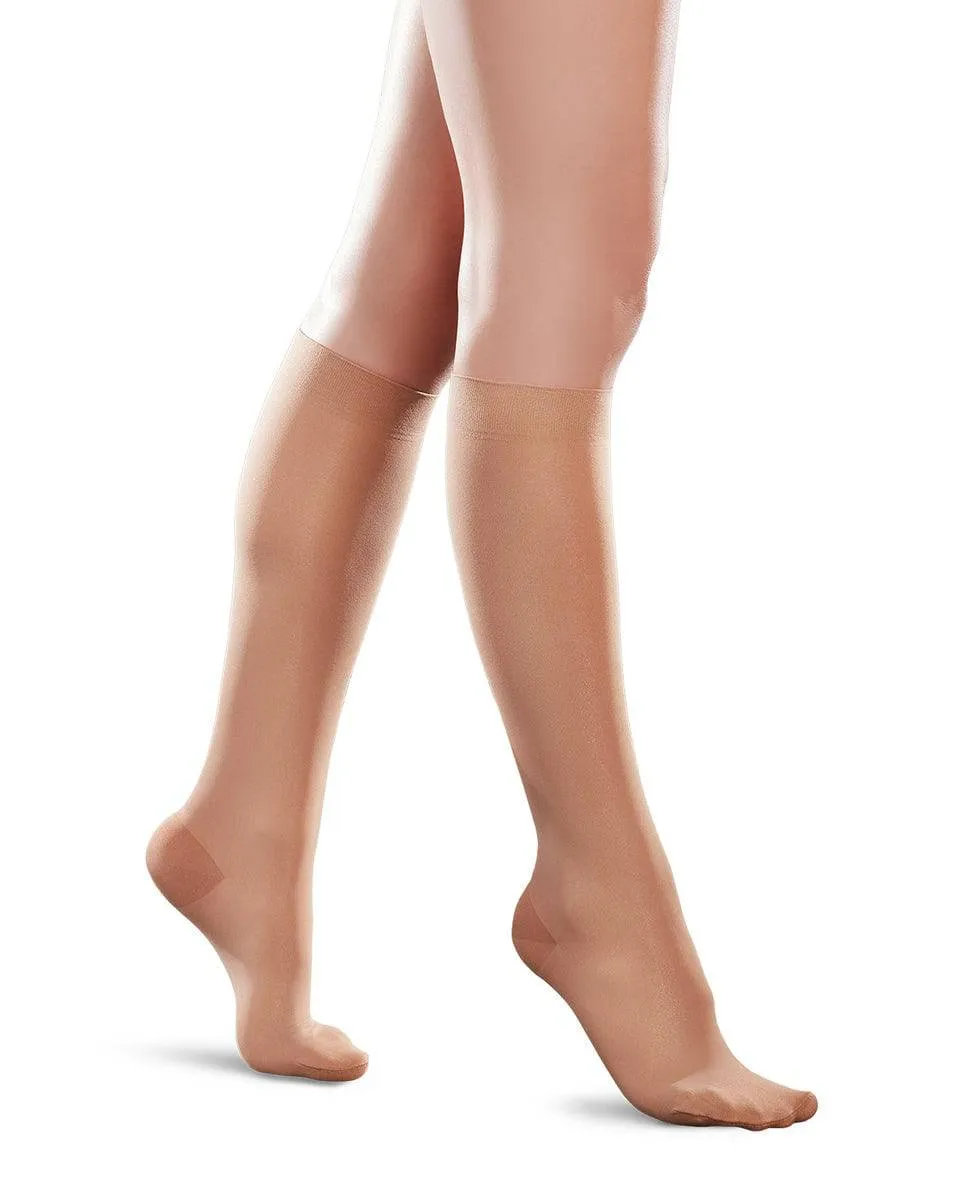 Therafirm Ease Microfiber Closed Toe Knee High 20-30 mmHg