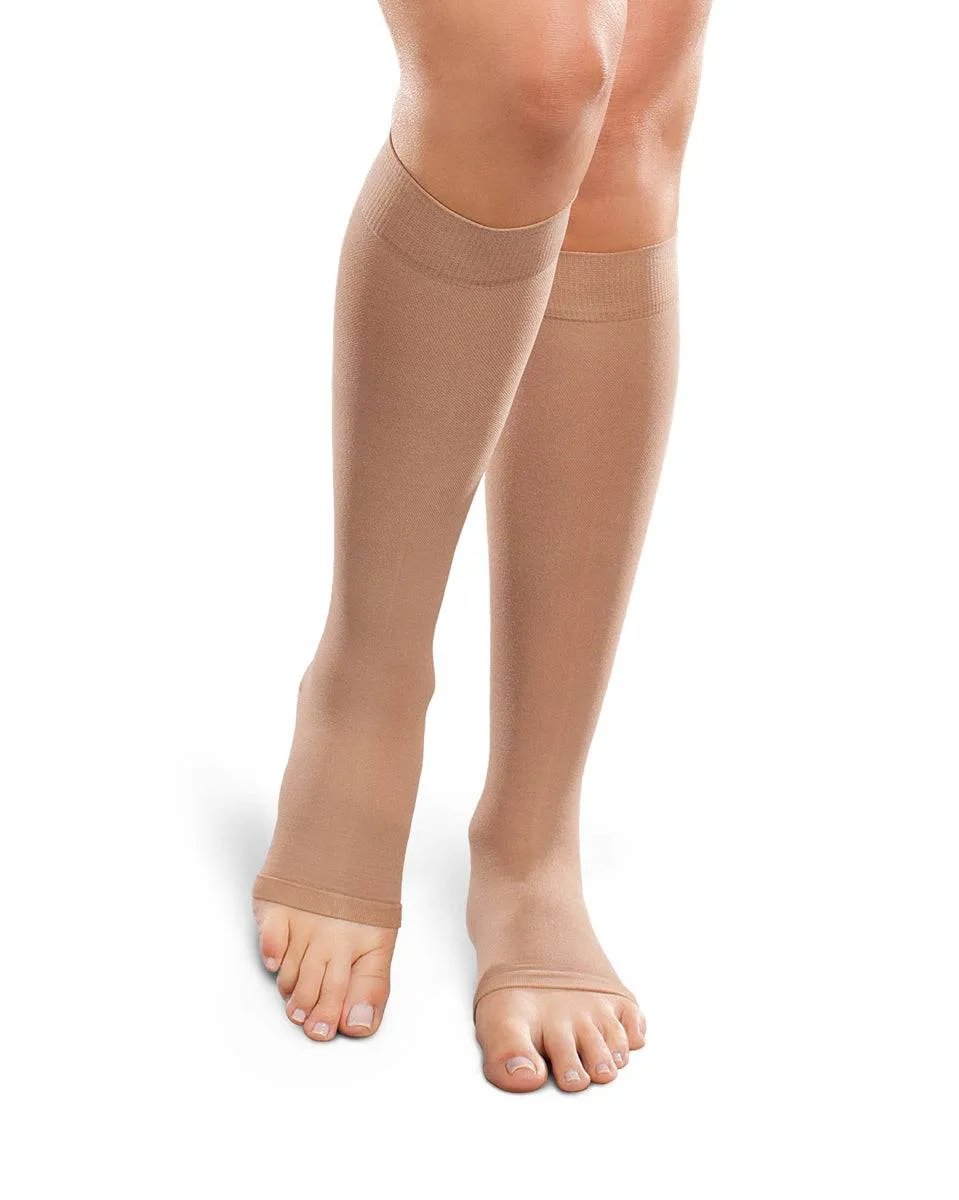 Therafirm Ease Opaque Unisex Open Toe Knee High 30-40 mmHg