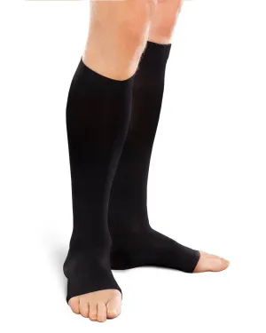 Therafirm Ease Opaque Unisex Open Toe Knee High 30-40 mmHg