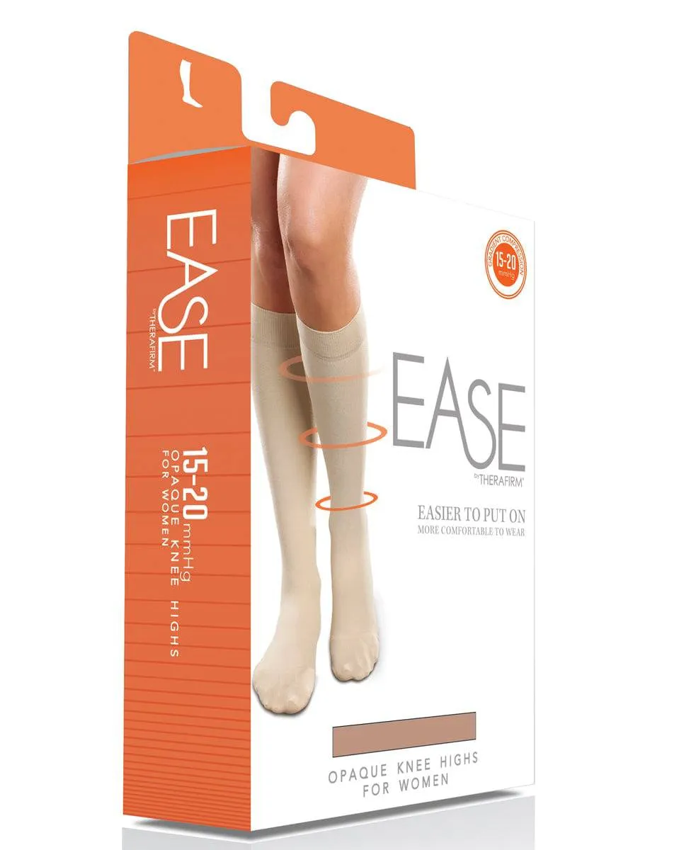 Therafirm Ease Opaque Women's Closed Toe Knee High 15-20 mmHg