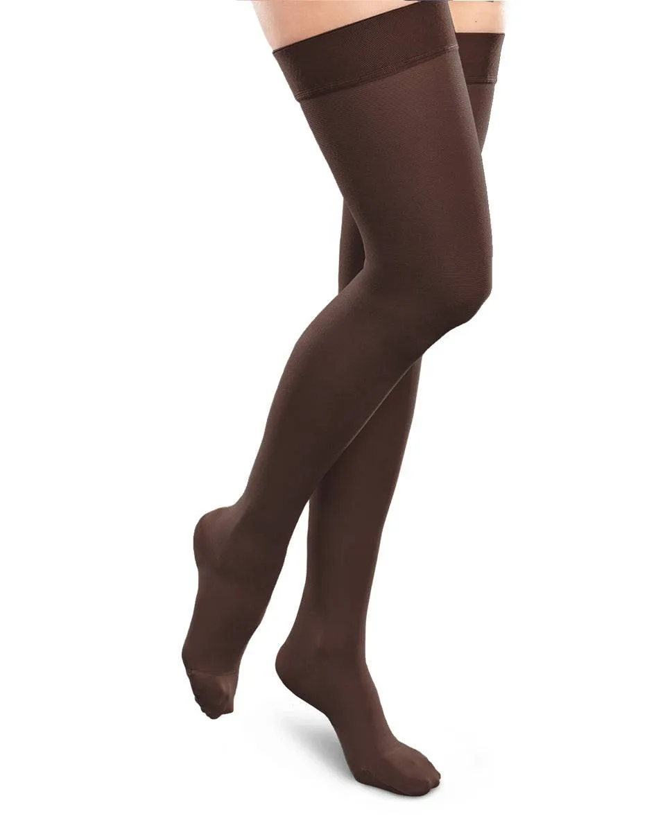 Therafirm Ease Opaque Women's Closed Toe Thigh High 20-30 mmHg