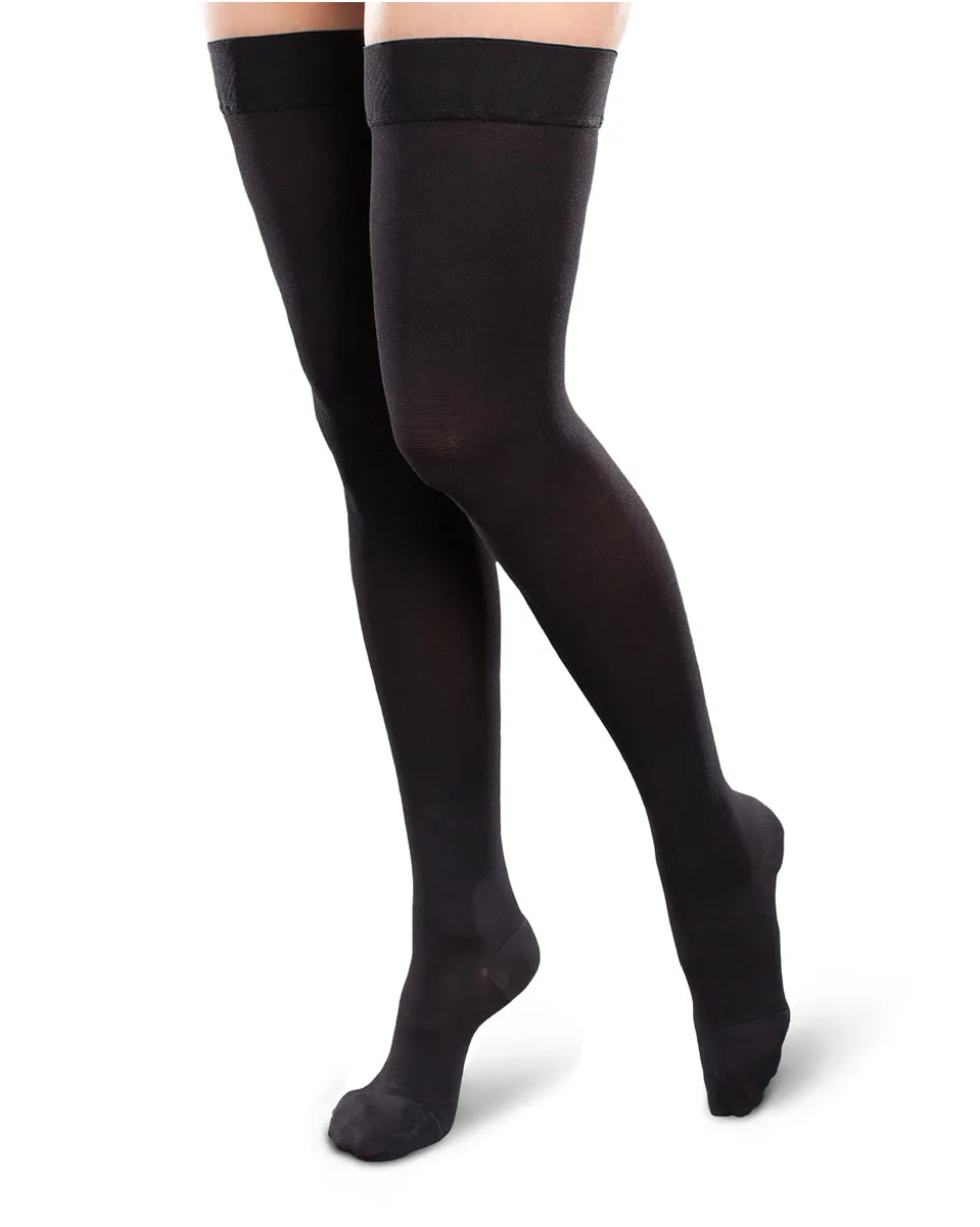 Therafirm Ease Opaque Women's Closed Toe Thigh High 20-30 mmHg