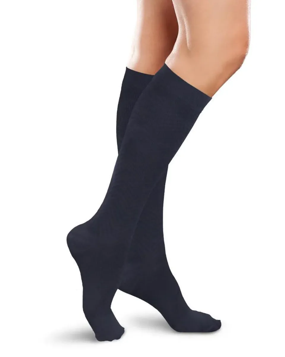 Therafirm Ease Women's Knee High 20-30 mmHg, Chevron