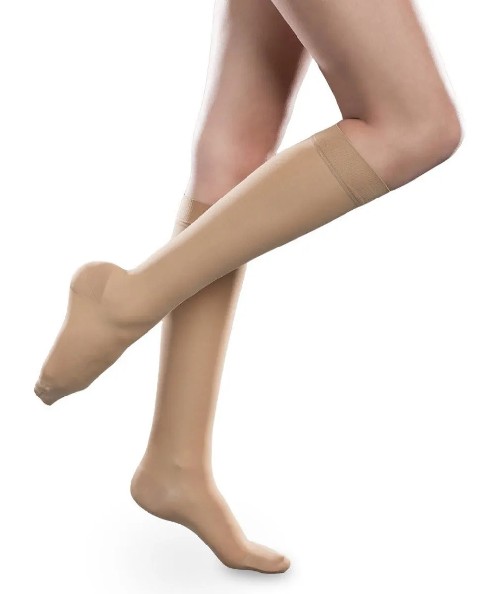Therafirm Sheer Ease Women's Closed Toe Knee High Stockings 15-20mmHg - Clearance
