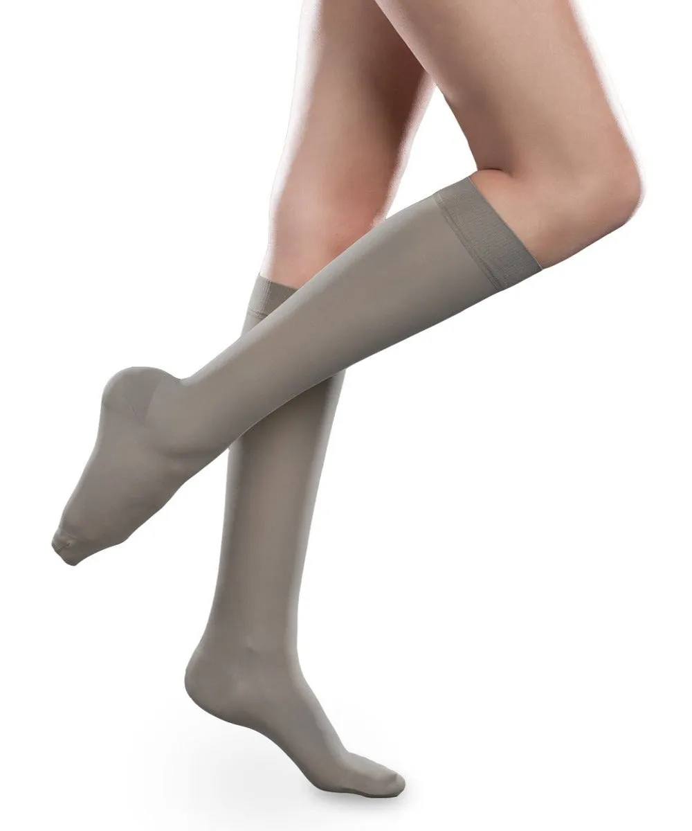 Therafirm Sheer Ease Women's Closed Toe Knee High Stockings 15-20mmHg - Clearance