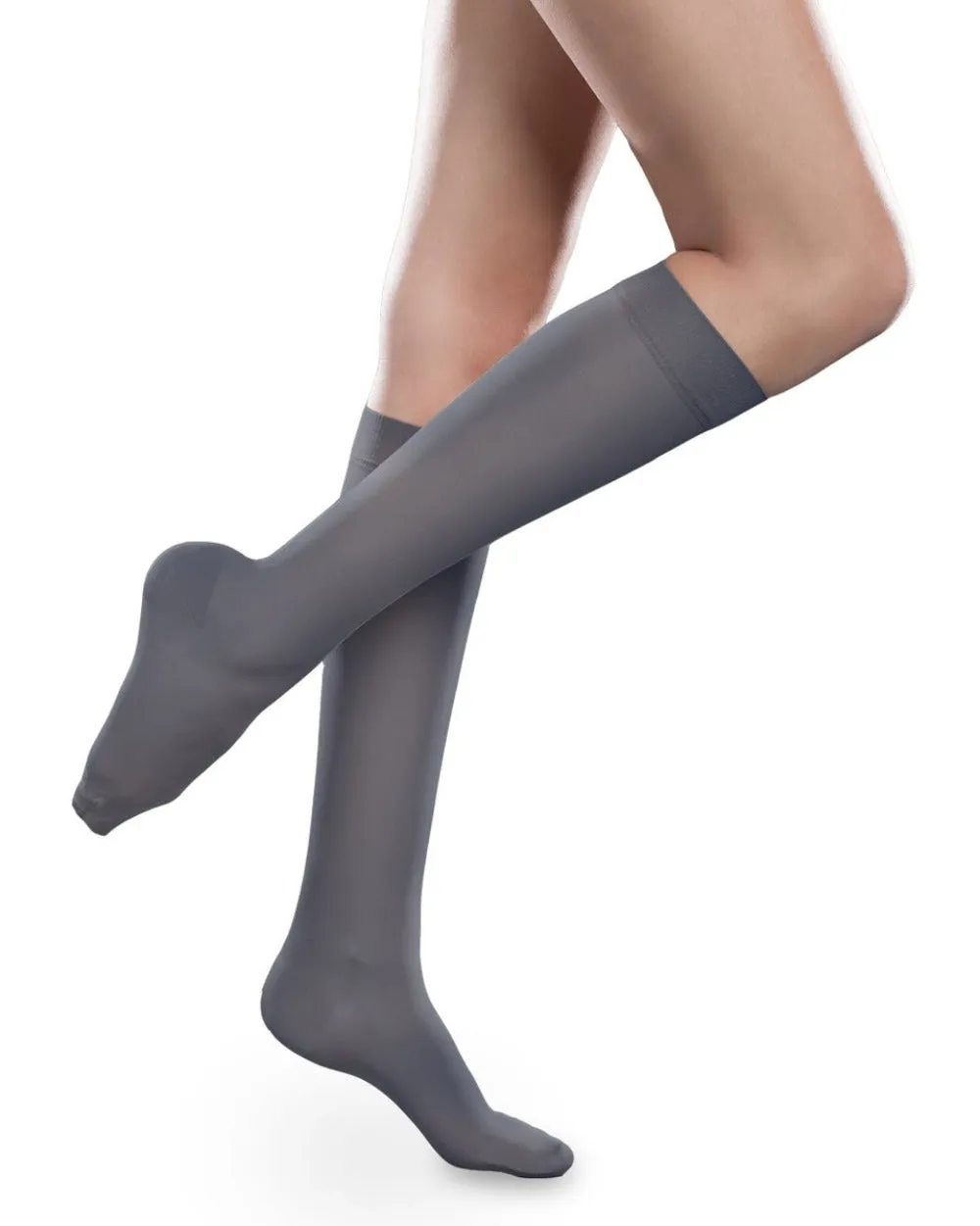 Therafirm Sheer Ease Women's Closed Toe Knee High Stockings 15-20mmHg - Clearance