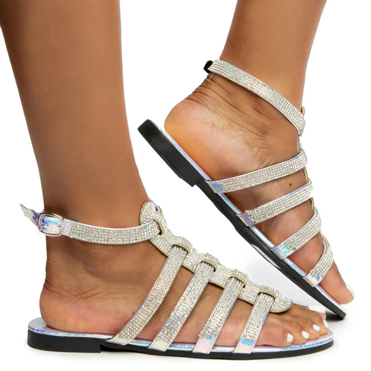 Titus Straps with Rhinestones Sandals