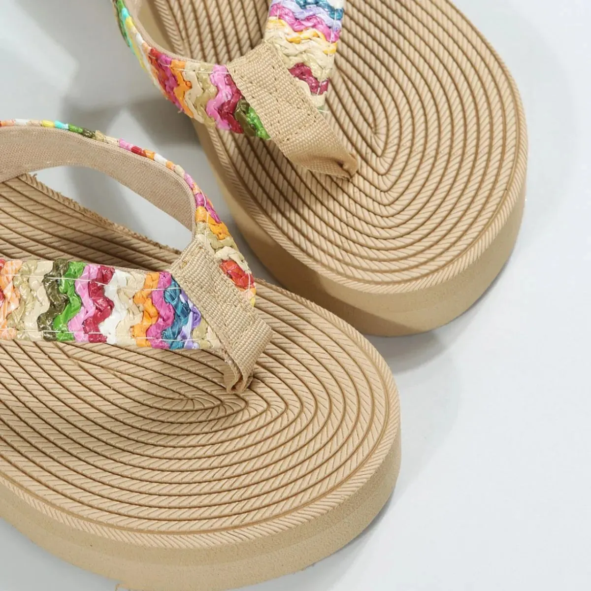Toe Post Platform Sandals