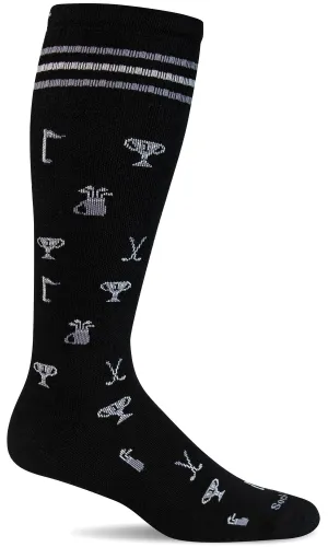 Tournement Men Knee-High - Black Moderate Compression (15-20mmHg)