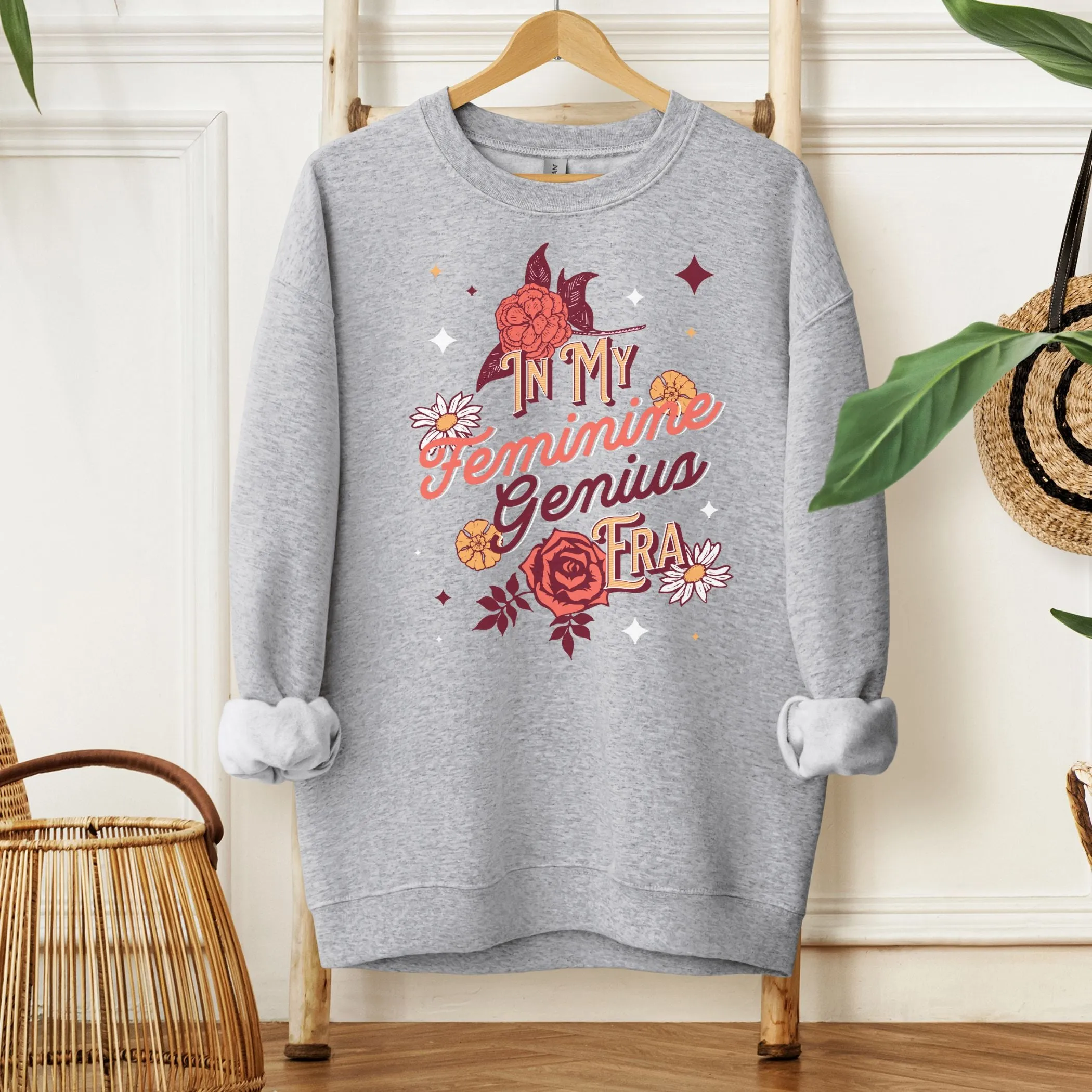 Traditional Catholic Tshirt Shirt Divine Feminine, In My Feminine Genius Era, JPII, Godmother Gift, Catholic Mom T-Shirt, Vintage Christian
