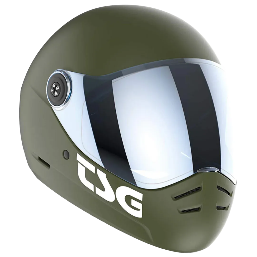 TSG Pass 2.0 Full Face Helmet - Satin Olive