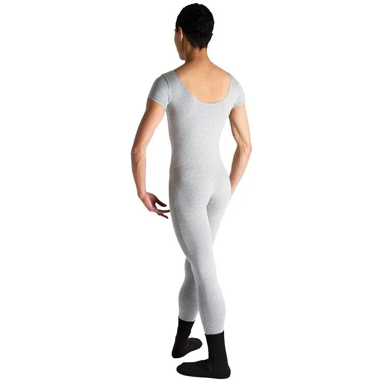 U3472M - Bloch Matt Scoop Neck Cap Sleeve Mens Unitard