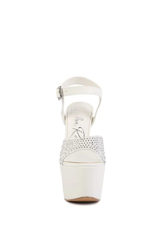 ULTRA HIGH HEEL CLEAR SANDAL