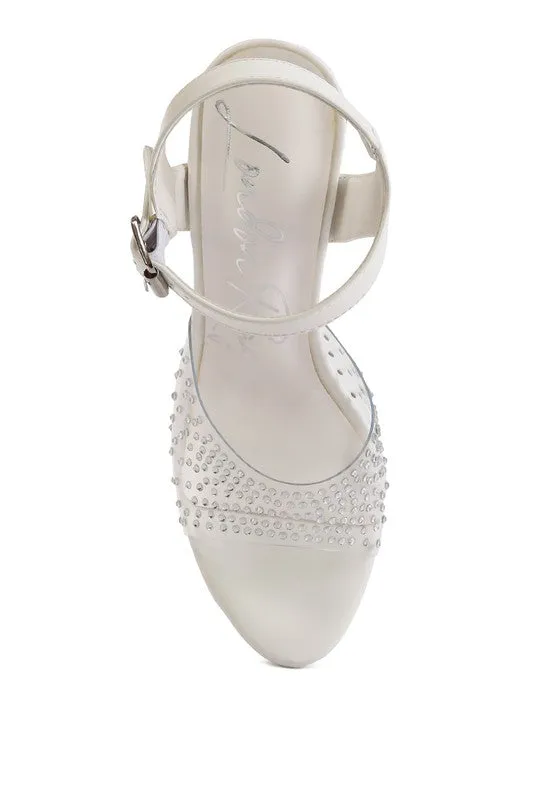 ULTRA HIGH HEEL CLEAR SANDAL