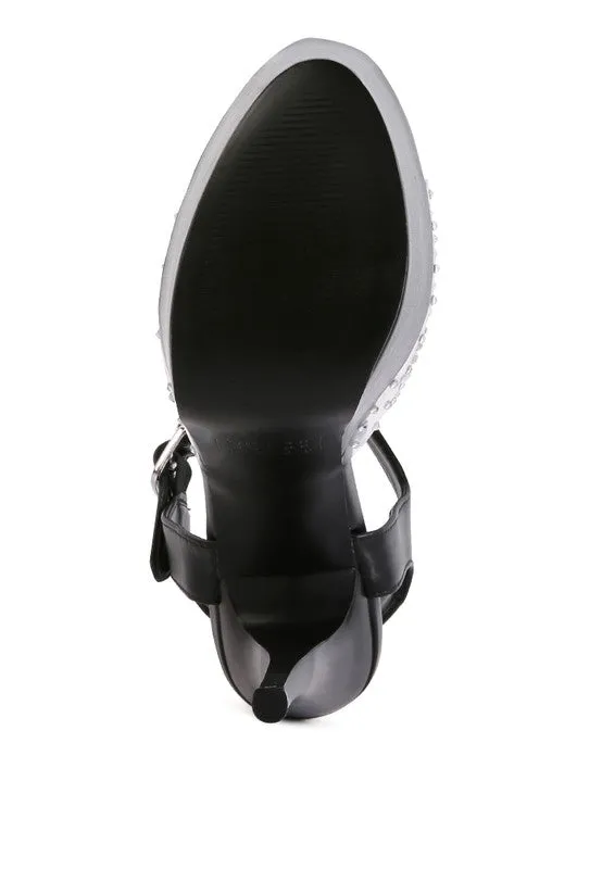 ULTRA HIGH HEEL CLEAR SANDAL