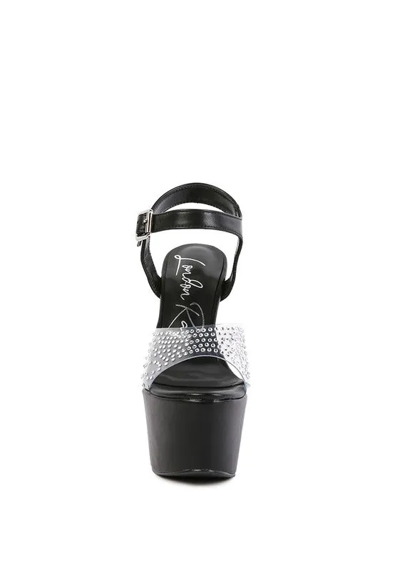 ULTRA HIGH HEEL CLEAR SANDAL