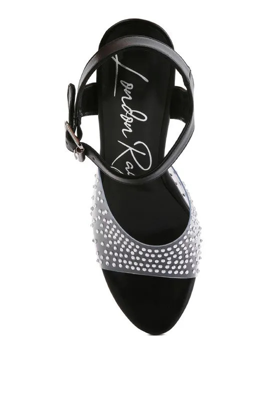 ULTRA HIGH HEEL CLEAR SANDAL