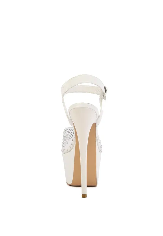 ULTRA HIGH HEEL CLEAR SANDAL