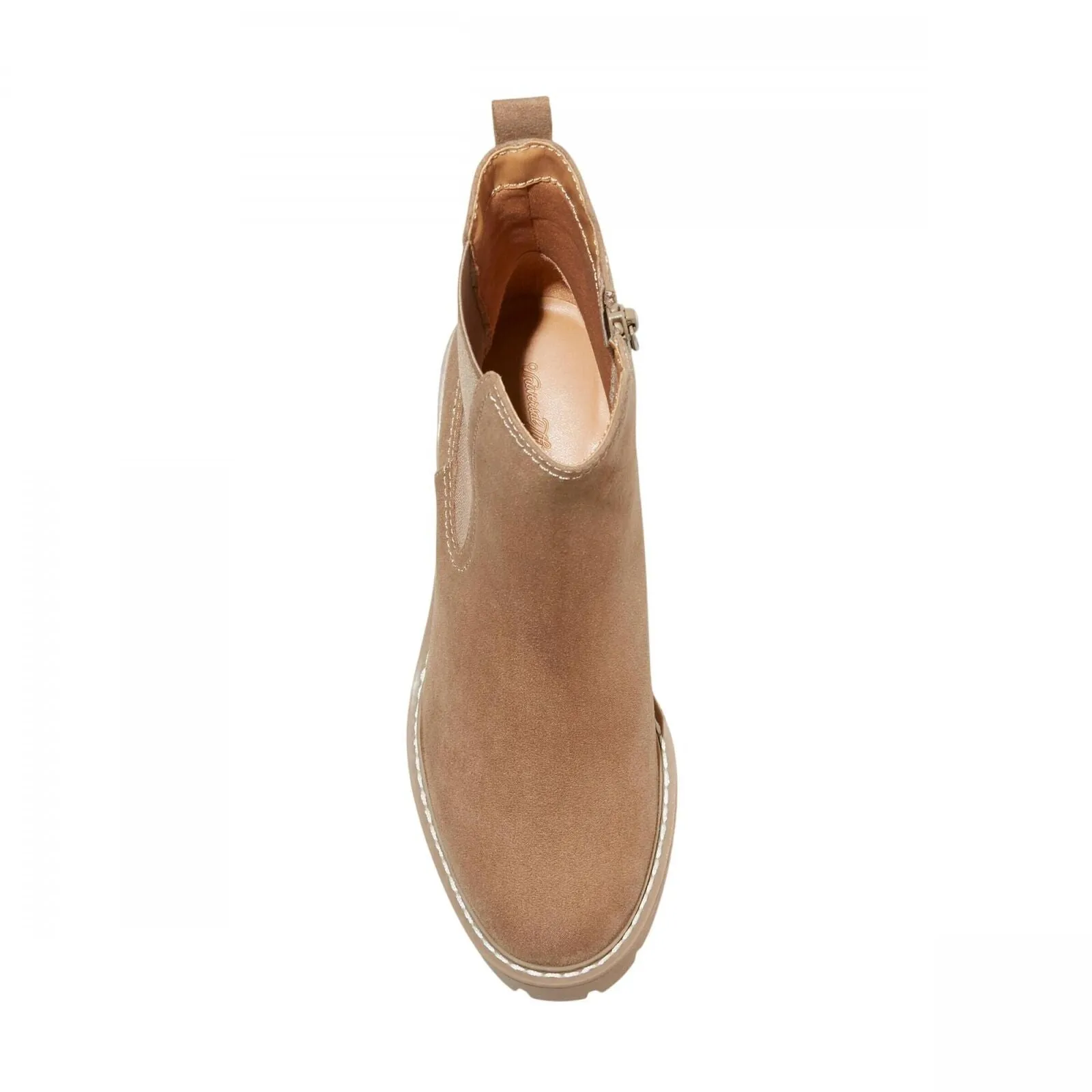 Universal Thread Crispin Chelsea Boots with Memory Foam Insole Tan Brown 6.5M