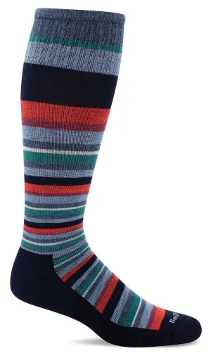 Up Lift Men Knee-High - Navy Firm Compression (20-30mmHG)