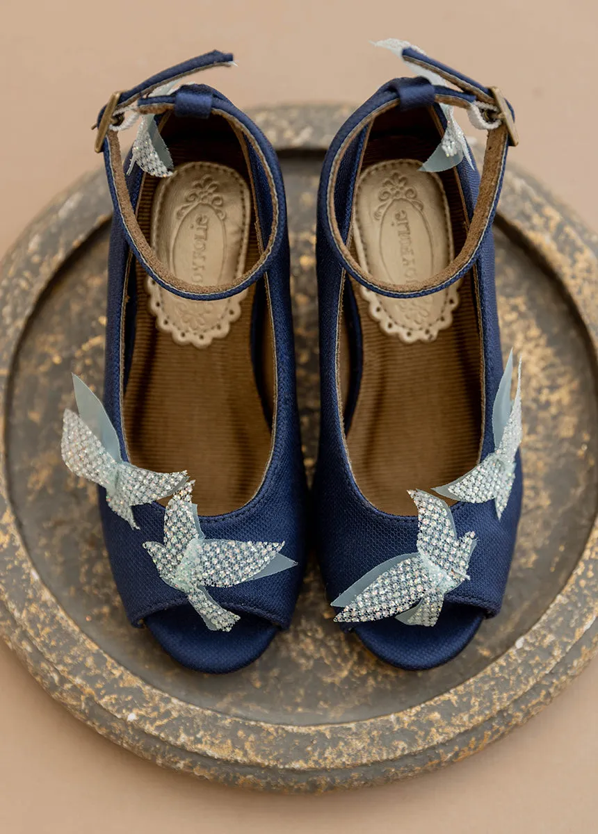 Valeria Heels in Navy
