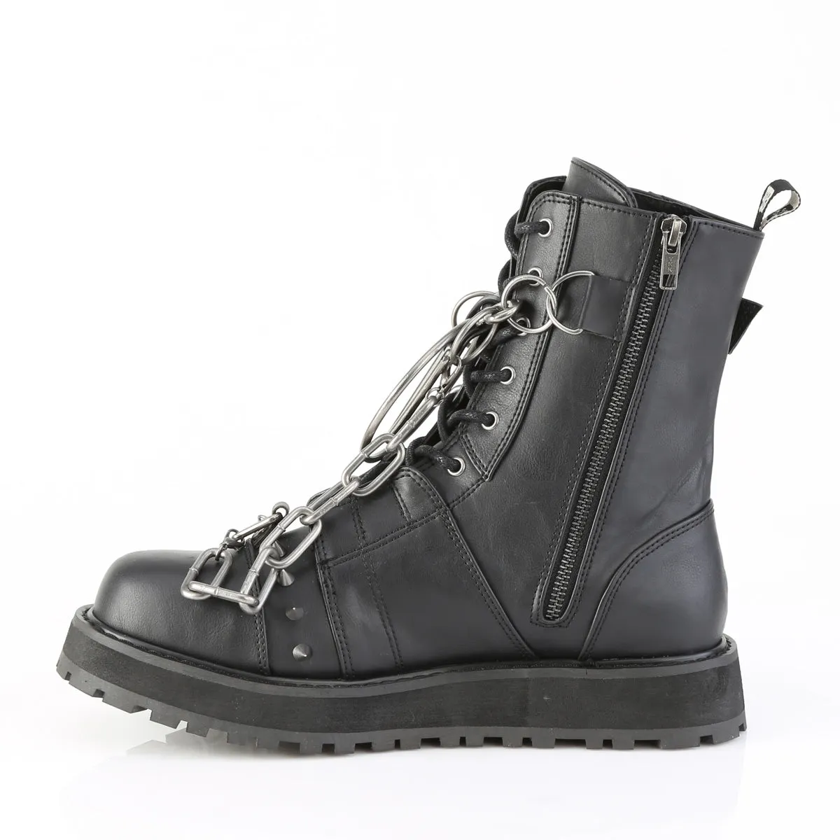 VALOR-204  Black Vegan Leather
