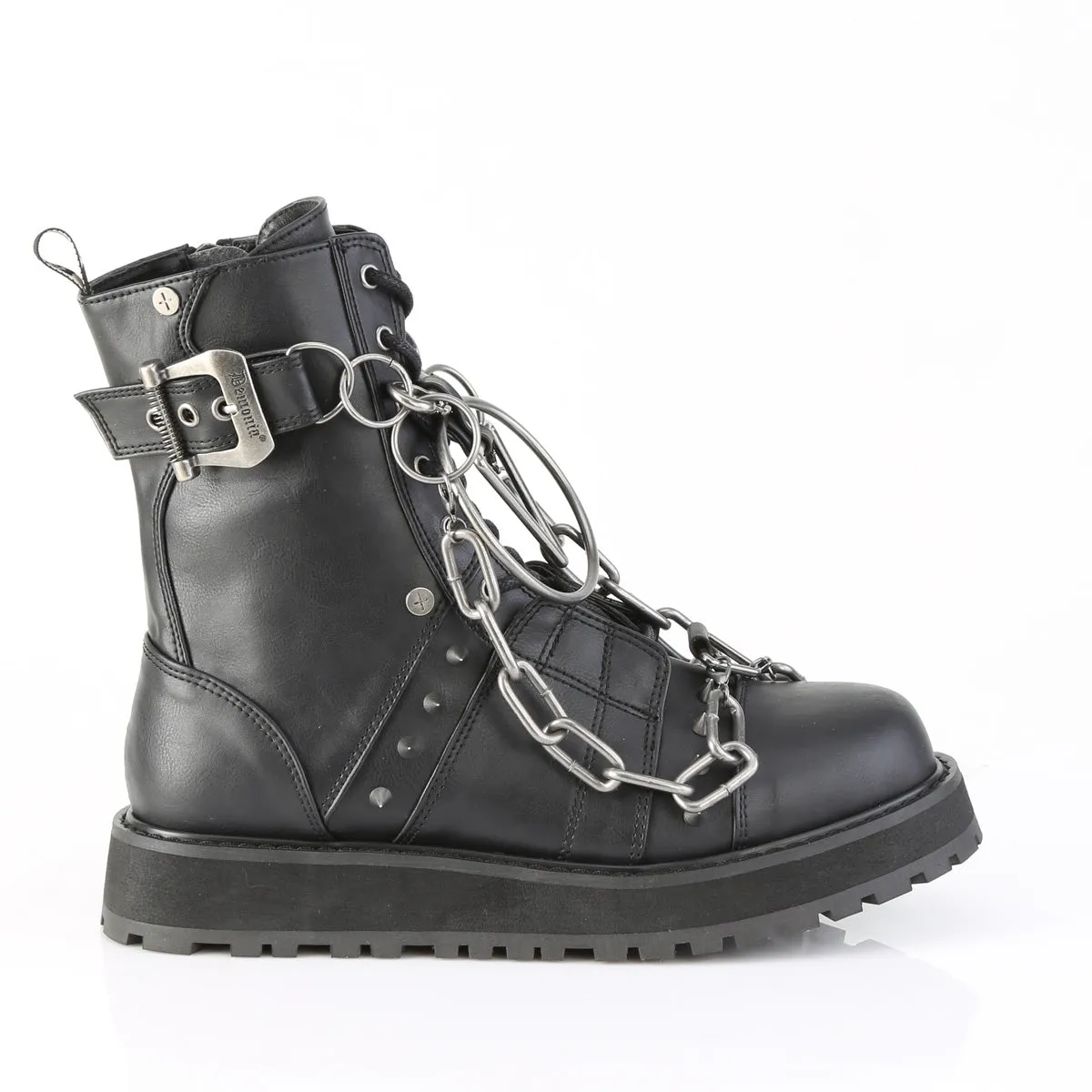 VALOR-204  Black Vegan Leather