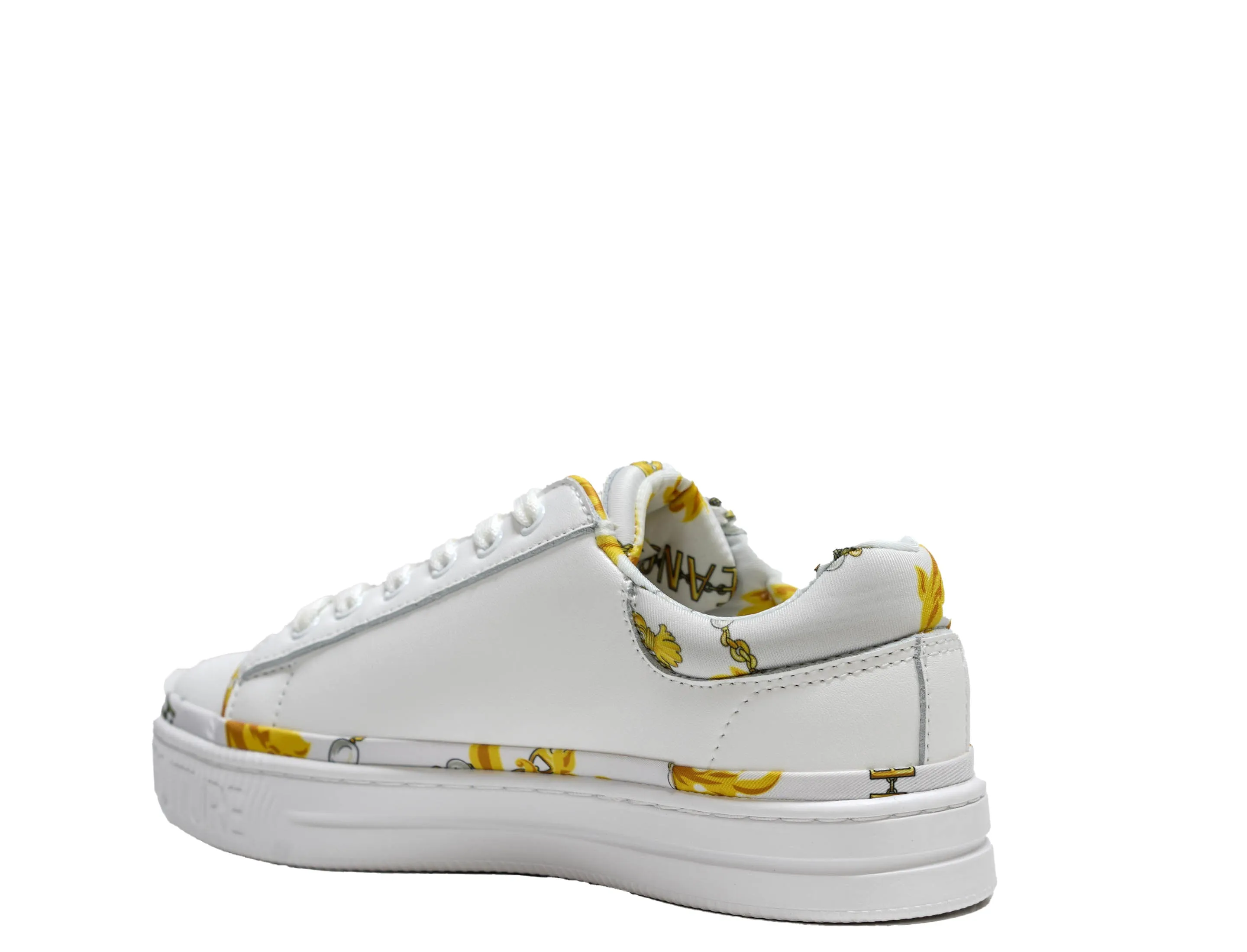 Versace Jeans Women's White & Gold Sneaker 75VA3SK5 - 40% OFF
