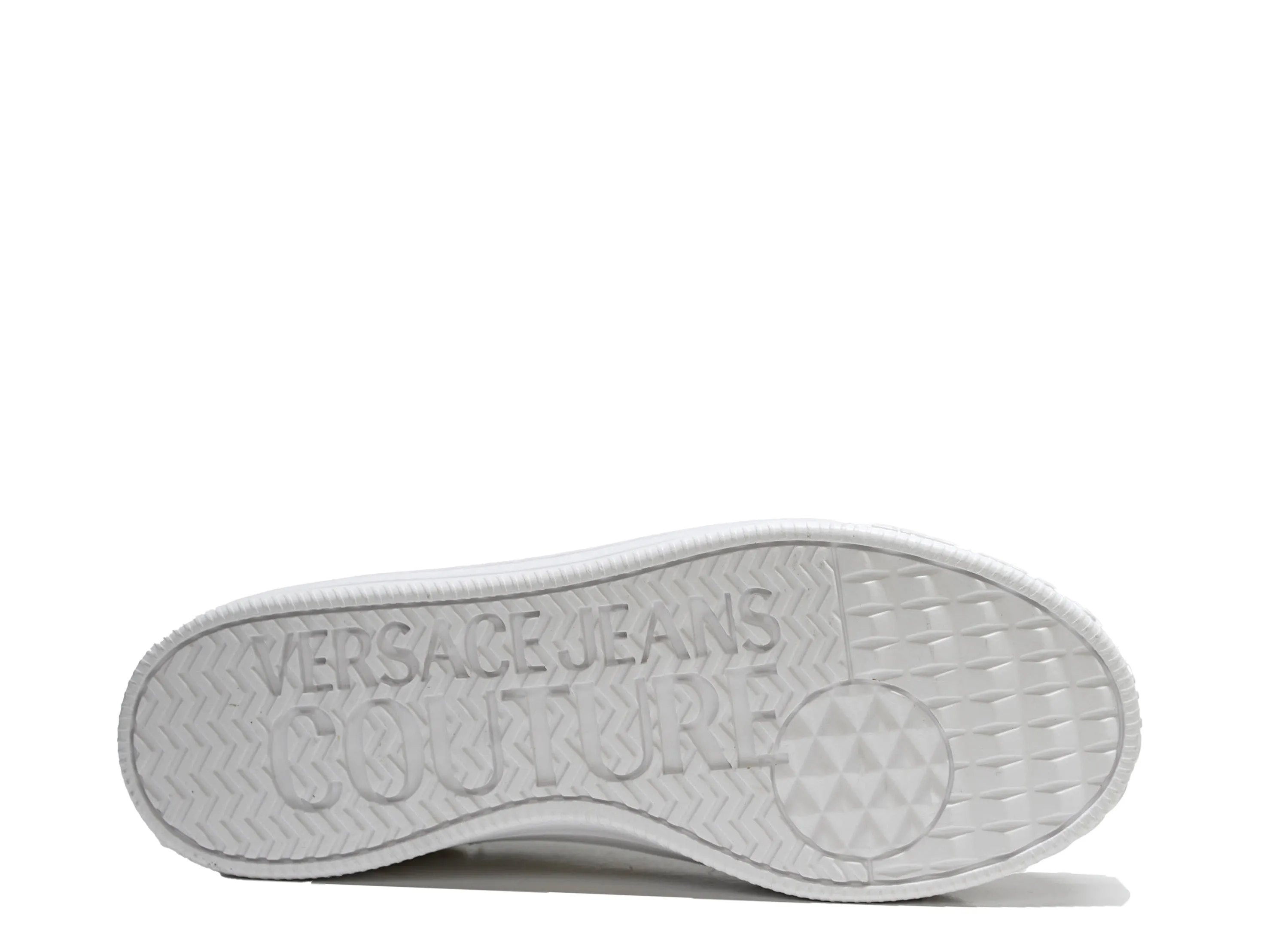 Versace Jeans Women's White & Gold Sneaker 75VA3SK5 - 40% OFF