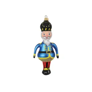 Vietri Nutcrackers Figural Blue Nutcracker Ornament
