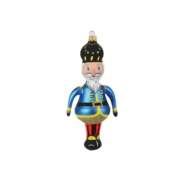 Vietri Nutcrackers Figural Blue Nutcracker Ornament