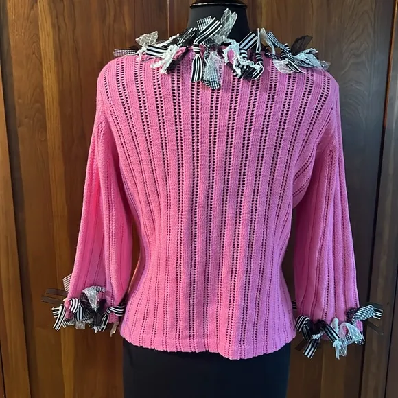 Vintage Design Options by Philip &amp; Jane Gordon Embellished Cardigan