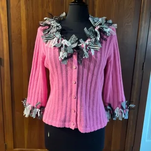 Vintage Design Options by Philip &amp; Jane Gordon Embellished Cardigan